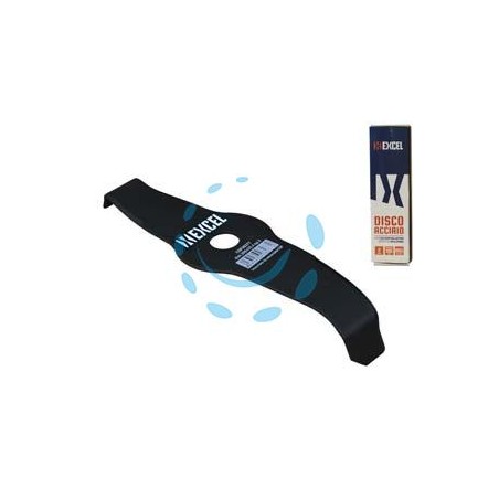 DISCO IN METALLO PER DECESPUGLIATORE A 2 DENTI EFFETTO MULCHING 