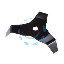 DISCO IN METALLO PER DECESPUGLIATORE A 3 DENTI EFFETTO MULCHING - mm.305x3,0 