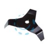 DISCO IN METALLO PER DECESPUGLIATORE A 3 DENTI EFFETTO MULCHING - mm.305x3,0 