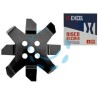DISCO IN METALLO PER DECESPUGLIATORE A 8 DENTI EFFETTO MULCHING 