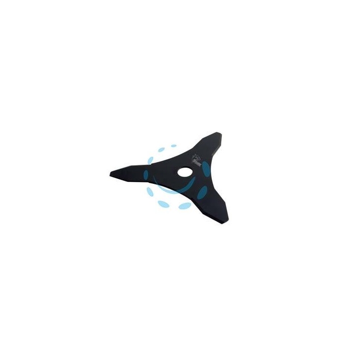 DISCO 3 DENTI PER DECESPUGLIATORE - ø mm.255x25,4 - mm.3,0