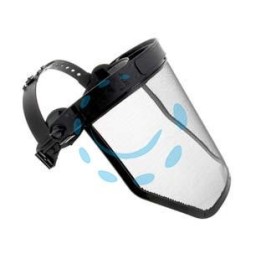 VISIERA DI PROTEZIONE REGOLABILE IN RETE 