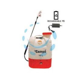 POMPA A ZAINO A BATTERIA PIOMBO 12V LT.16 - cm.38x18,5x52h.