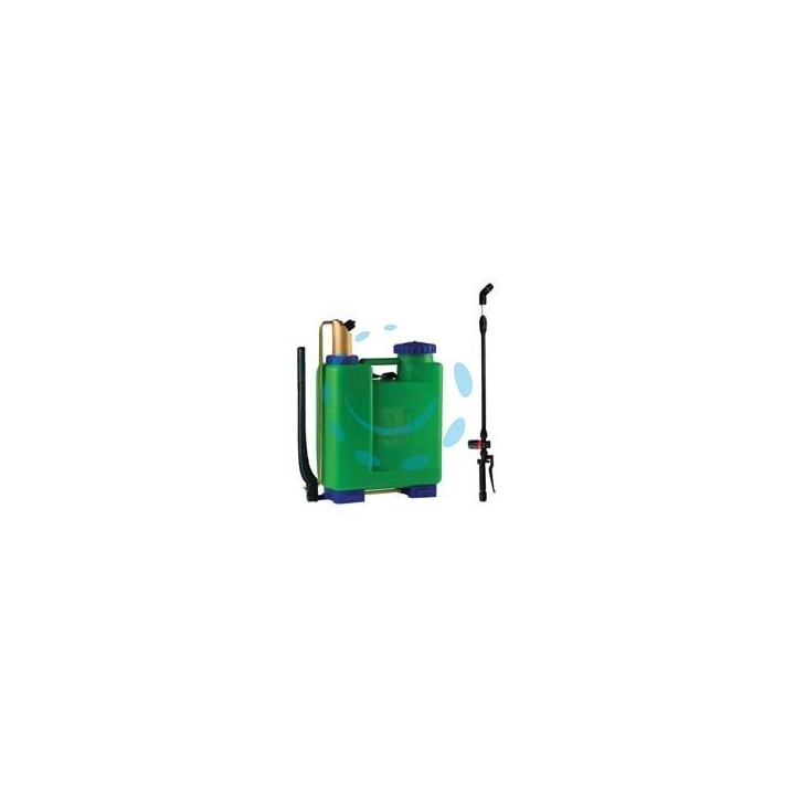 POMPA A ZAINO ROSY 16 LT.17,95 CON REGOLATORE POMPANTE NYPLEN - con pompante in NYPLEN