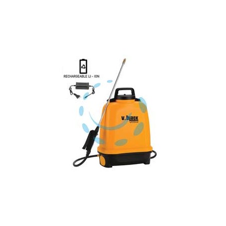 POMPA A ZAINO A BATTERIA LITIO V-BLACK VITA - lt.12