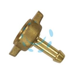 RACCORDO PORTAGOMMA PER LANCE ALTA PRESSIONE - ø mm.10 con girello F 1/2"