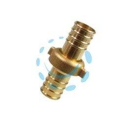 RACCORDO PORTAGOMMA 3 PEZZI IN OTTONE - ø mm.15