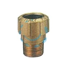 RACCORDO VX DRITTO MASCHIO PER TUBO POLIETILENE ART.015 - M 3/4" x ø mm.25