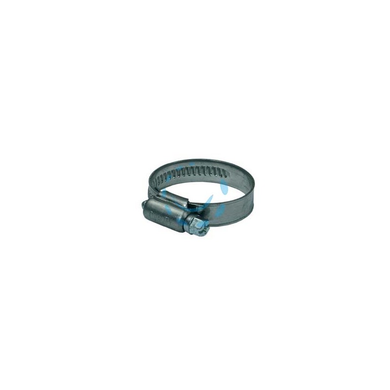 FASCETTA STRINGITUBO IN ACCIAIO INOX AISI 430 MM.12,7 - ø mm.32/50