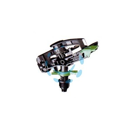 IRRIGATORE M 1/2" A SETTORE VARIABILE IN PLASTICA (435) - da 1° a 360°