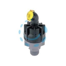 IRRIGATORE DA 1/2" A SFERA AUTOCOMPENSANTE IN PLASTICA (SUPER 10) 