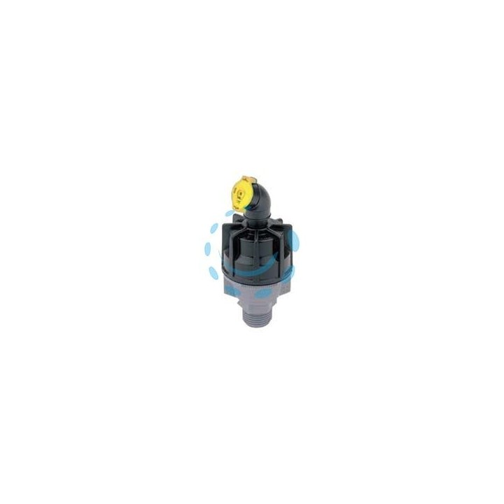 IRRIGATORE DA 1/2" A SFERA AUTOCOMPENSANTE IN PLASTICA (SUPER 10) 