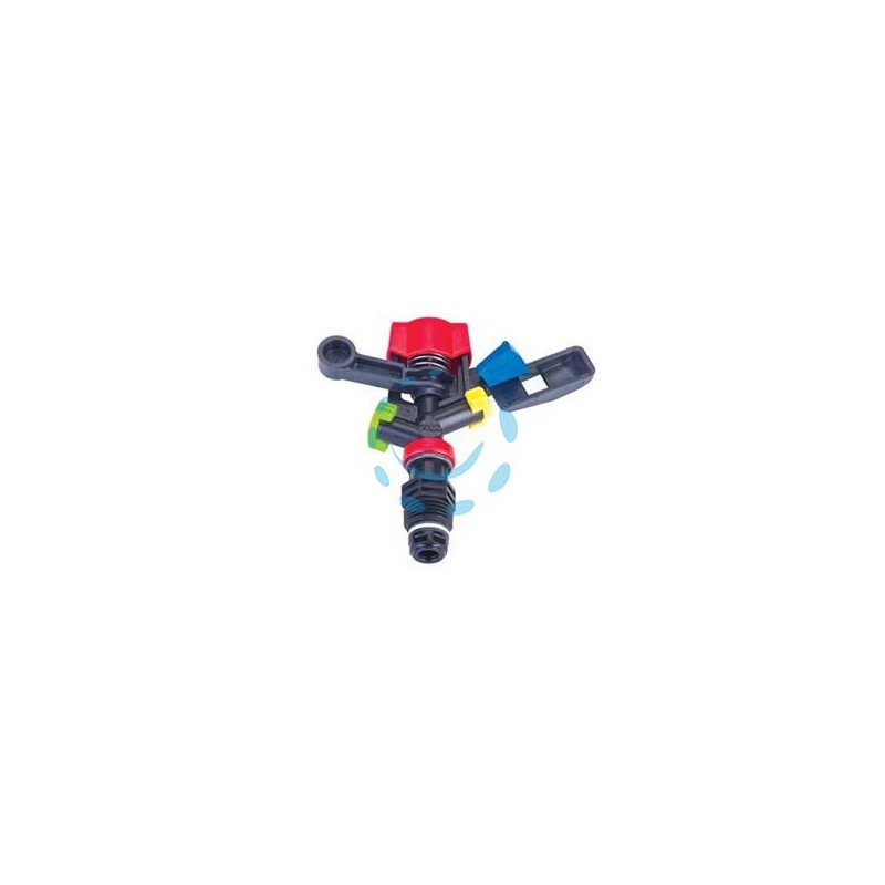IRRIGATORE DA 1/2" BATTENTE CIRCOLARE IN PLASTICA 5022 SD U 