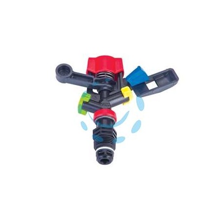 IRRIGATORE DA 1/2" BATTENTE CIRCOLARE IN PLASTICA 5022 SD U 
