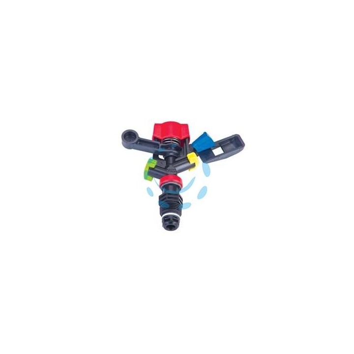 IRRIGATORE DA 1/2" BATTENTE CIRCOLARE IN PLASTICA 5022 SD U 