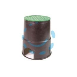 POZZETTO PVC TONDO CON COPERCHIO - ø mm.200x230h.