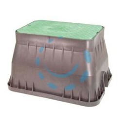 POZZETTO PVC RETTANGOLARE CON COPERCHIO - mm.520x400x320h - 12"