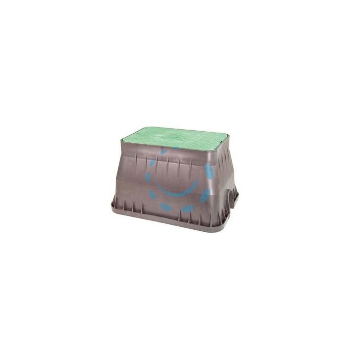 POZZETTO PVC RETTANGOLARE CON COPERCHIO - mm.670x490x330h - 20"