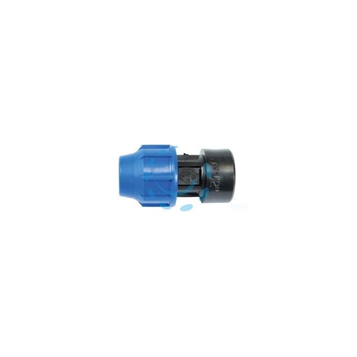 RACCORDO A COMPRESSIONE FEMMINA PN16 - ø mm.25x F 1/2"