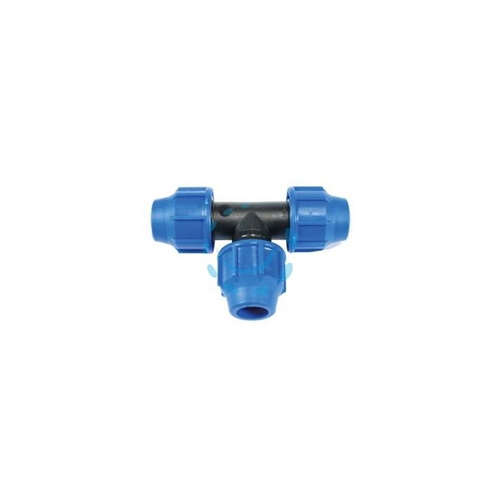 RACCORDO A COMPRESSIONE A "T" PN16 - ø mm.40x40x40