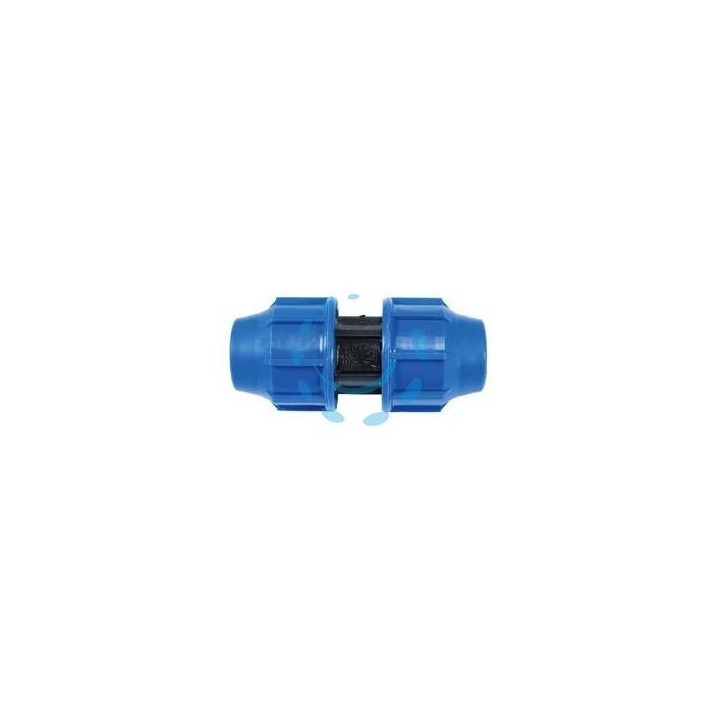 RACCORDO A COMPRESSIONE MANICOTTO PN16 - ø mm.40x40