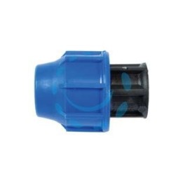 RACCORDO A COMPRESSIONE TAPPO FEMMINA PN16 - ø mm.63