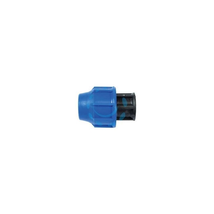 RACCORDO A COMPRESSIONE TAPPO FEMMINA PN16 - ø mm.63