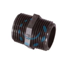 NIPLES (PP) FILETTATO MASCHIO MASCHIO IN POLIPROPILENE - M 1/2"