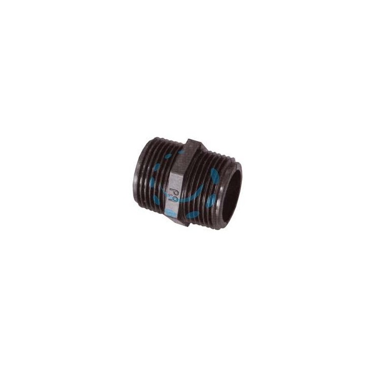 NIPLES (PP) FILETTATO MASCHIO MASCHIO IN POLIPROPILENE - M 1"1/2
