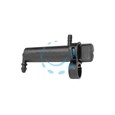GOCCIOLATORE A SIGARO ISPEZIONABILE CON FILTRO PER MICROIRRIGAZIONE - portata 16 l/h
