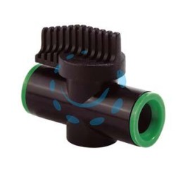 RUBINETTO IN LINEA PER MICROIRRIGAZIONE PER TUBO DA 1/2" - blister da 1 pezzo (23450190)