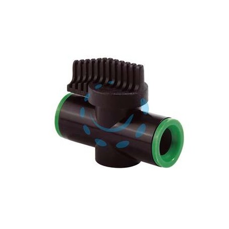 RUBINETTO IN LINEA PER MICROIRRIGAZIONE PER TUBO DA 1/2" - blister da 1 pezzo (23450190)