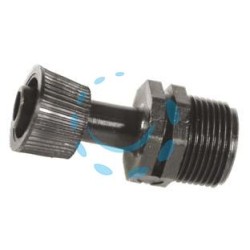 DEVIAZIONE PER ALA GOCCIOLANTE CON FILETTO MASCHIO IN POLIPROPILENE - ø mm.16xM 3/4"
