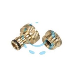 PRESA RUBINETTO CON INNESTO RAPIDO FILETTATO - F 3/4" con riduzione a 1/2