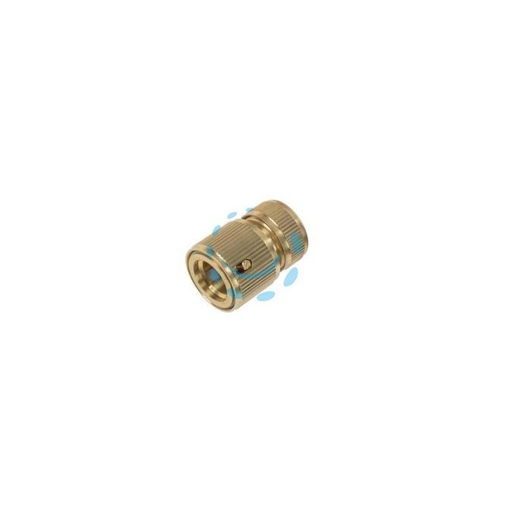RACCORDO RAPIDO CON ACQUASTOP per tubi da 1/2"-5/8"