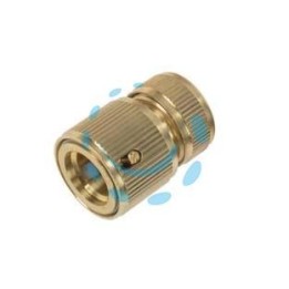 RACCORDO RAPIDO CON ACQUASTOP per tubi da 3/4"