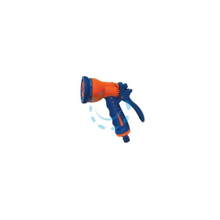 IDROPISTOLA A LANCIA MULTIFUNZIONE CON INNESTO RAPIDO 8 GETTI 