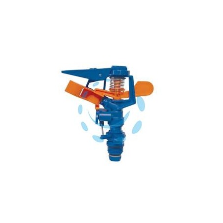 IRRIGATORE DA 1/2" 1 GETTO A SETTORI REGOLABILI IN PLASTICA - da 1 a 360°