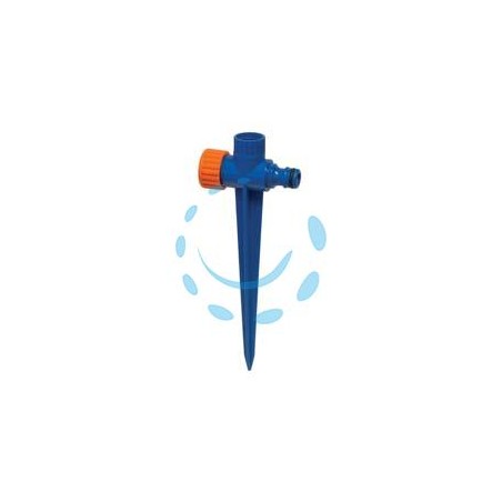 PUNTALE PASSANTE IN PLASTICA PER IRRIGATORE DA 1/2" CON INNESTO RAPIDO - in blister