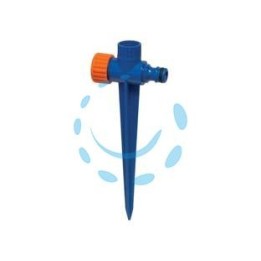 PUNTALE PASSANTE IN PLASTICA PER IRRIGATORE DA 1/2" CON INNESTO RAPIDO - sfuso