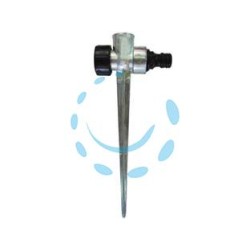 PUNTALE PASSANTE IN METALLO PER IRRIGATORE DA 1/2" CON INNESTO RAPIDO - sfuso