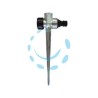 PUNTALE PASSANTE IN METALLO PER IRRIGATORE DA 1/2" CON INNESTO RAPIDO - sfuso