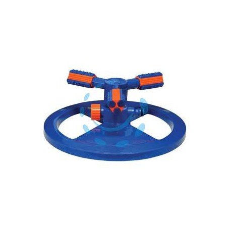 IRRIGATORE STATICO CIRCOLARE IN PLASTICA CON TRE BRACCI 