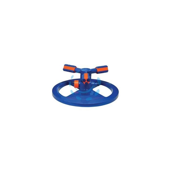IRRIGATORE STATICO CIRCOLARE IN PLASTICA CON TRE BRACCI 