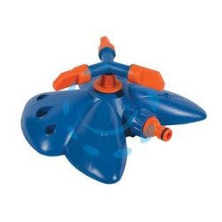 IRRIGATORE TRE BRACCI CON BASE A FARFALLA 