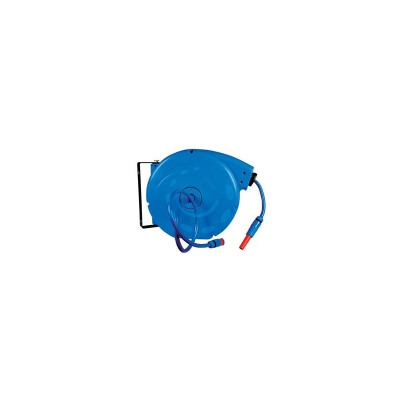 AVVOLGITUBO AUTOMATICO A PARETE MT.20 - mt.20 di tubo PVC ø mm.12 - pressione 6 bar max