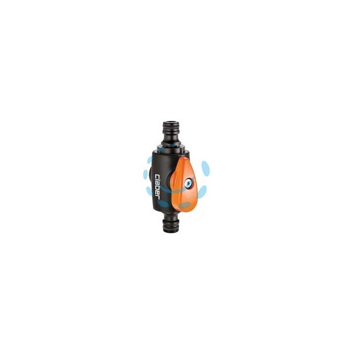 CONGIUNZIONE 2 INNESTI CON RUBINETTO M/M IN BLISTER 8611 