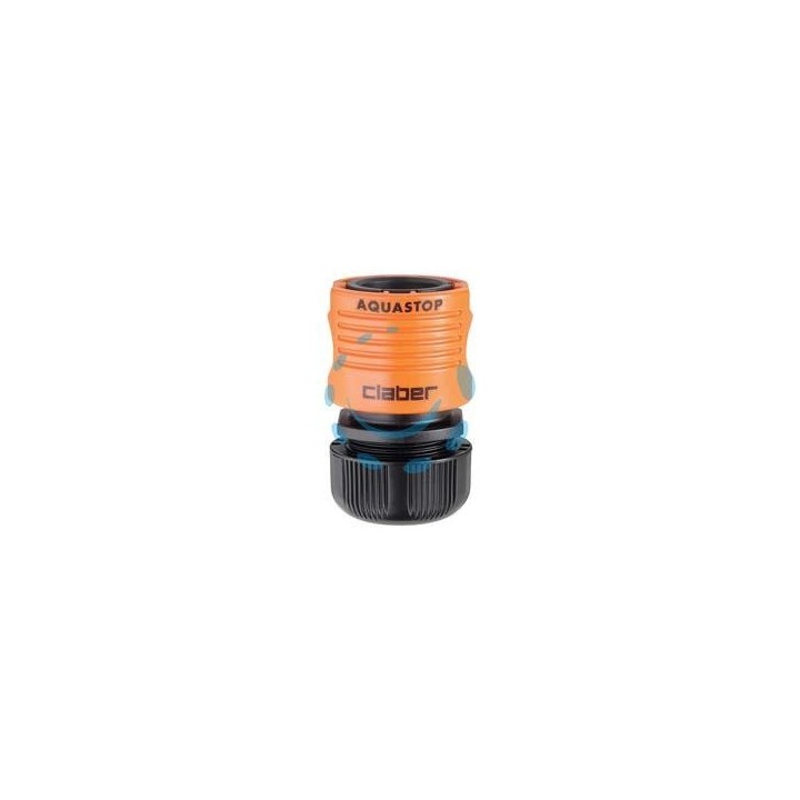 RACCORDO RAPIDO CON AQUASTOP - in blister 1/2" 8603