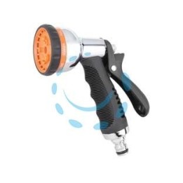 IDROPISTOLA A LANCIA MULTIFUNZIONE 8 GETTI METAL-JET IN BLISTER 9622 