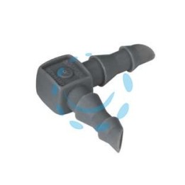 RACCORDO A L PER TUBO DA 3/16" PER MICROIRRIGAZIONE - conf.pz.10 in blister (13126-20)